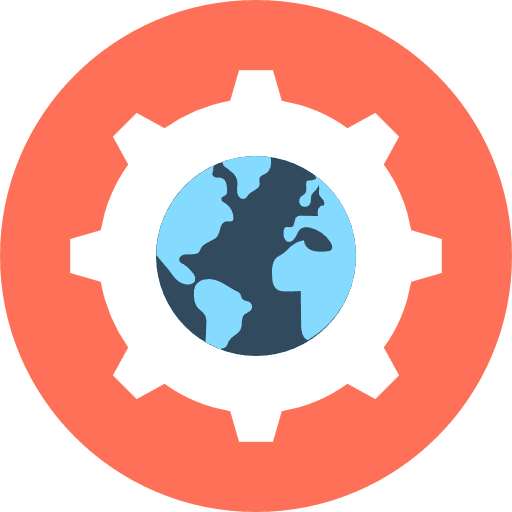 Settings configuration seo and web settings icon