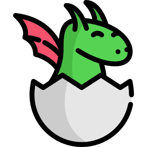 Dragon fantasy dragon fairy tale icon Dragon fantasy dragon fairy tale icon