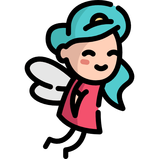 Fairy fantasy folklore fairy tale icon Fairy fantasy folklore fairy tale icon