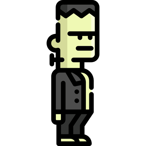 Frankenstein fantasy character halloween icon Frankenstein fantasy character halloween icon