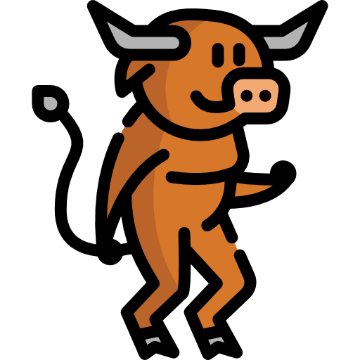 Minotaur character fantasy minotaur icon Minotaur character fantasy minotaur icon