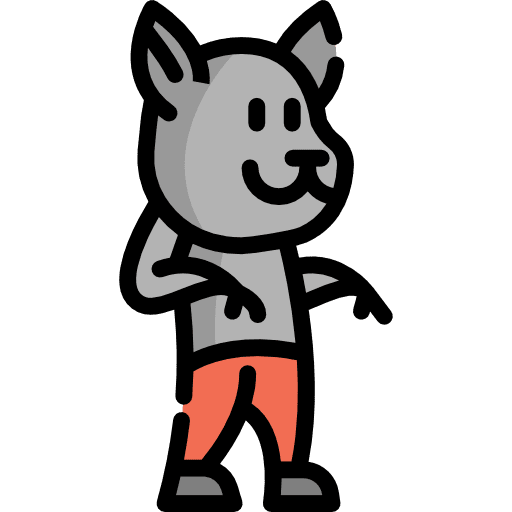 Werewolf character legend folklore icon Werewolf character legend folklore icon