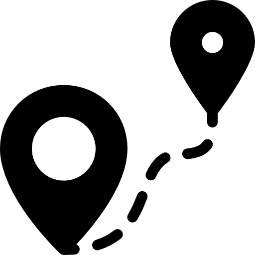 Distance distance placeholders travel icon