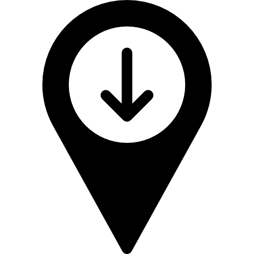 Location arrows we are here pointing icon