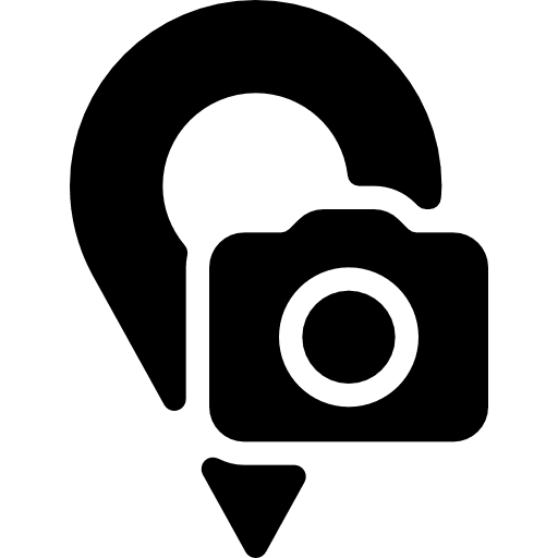 Location tourism location photo icon