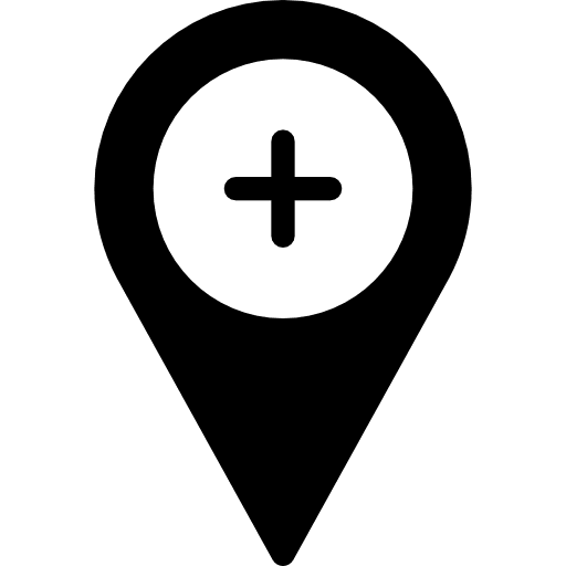 Add pin signs map point icon