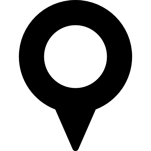 Pin interface map point map pointer icon