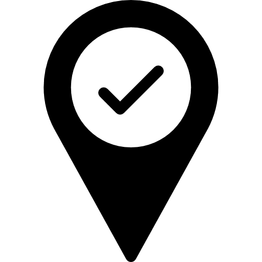 Check map point placeholder gps icon