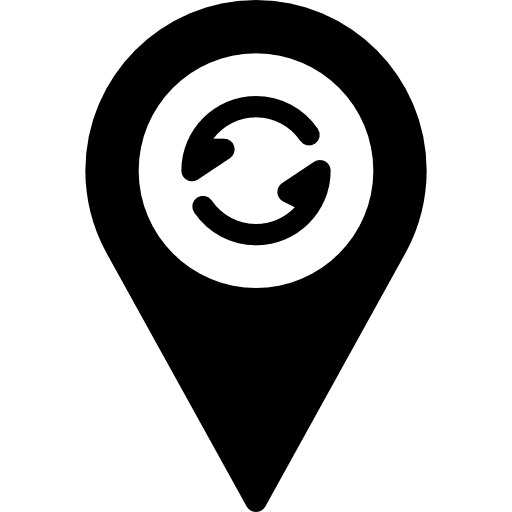 Location location refresh pin icon