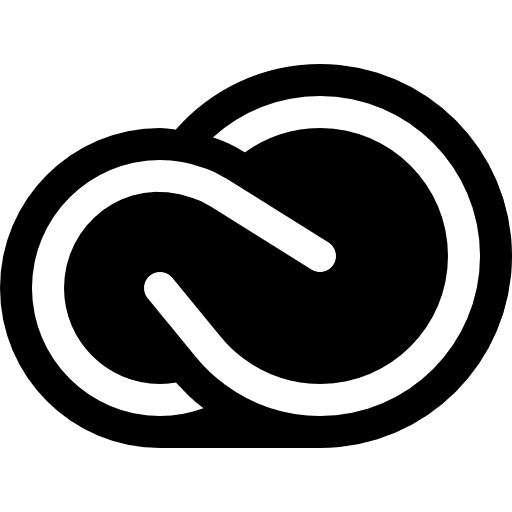 Creative cloud archive document graphic design icon