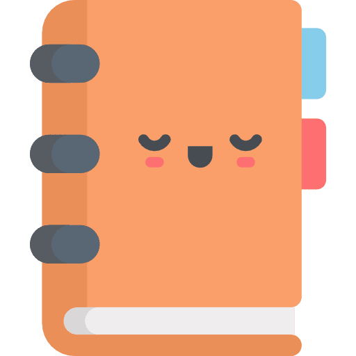 Agenda phone book contact book agenda icon