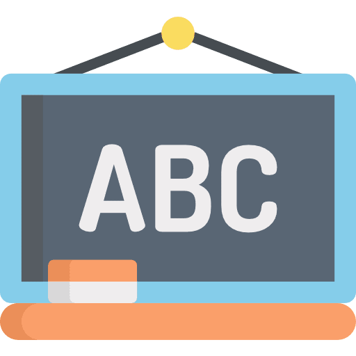 Blackboard school material classroom blackboard icon