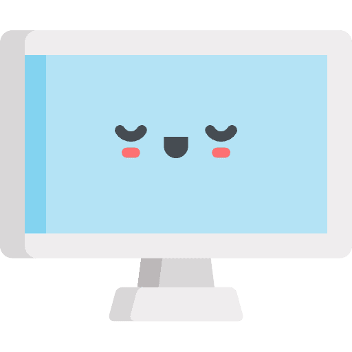 Computer tv education communications icon Computer tv education communications icon