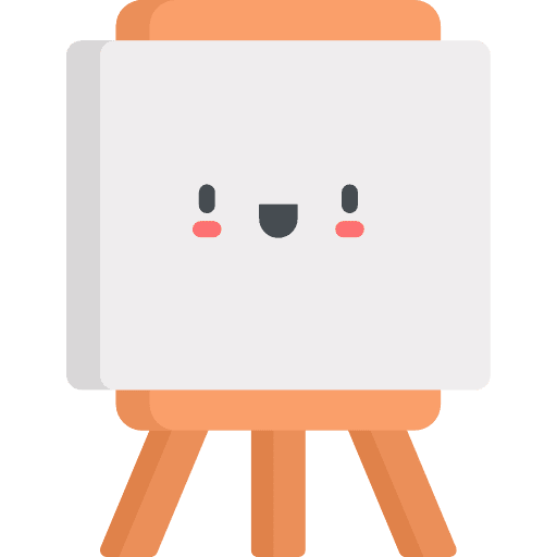 Easel artistic painter paint icon Easel artistic painter paint icon