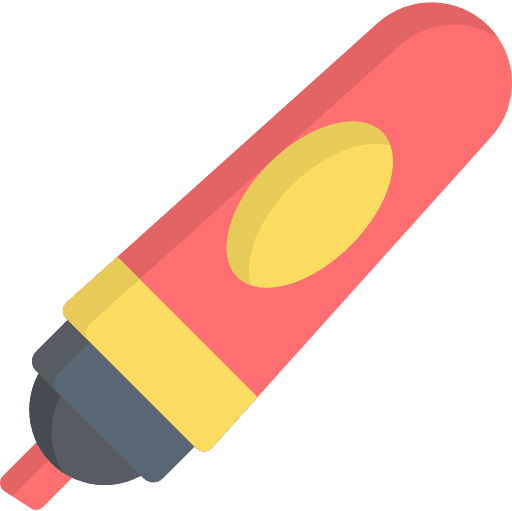 Highlighter tools and utensils drawing edit tools icon Highlighter tools and utensils drawing edit tools icon