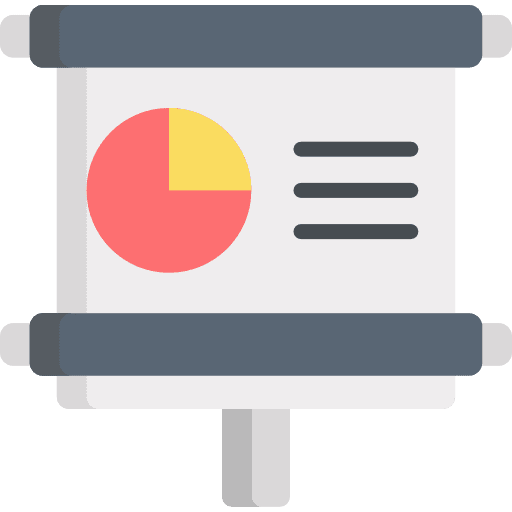 Presentation chart presentation business and finance icon Presentation chart presentation business and finance icon