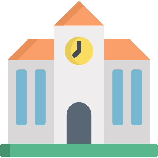 School school college buildings icon School school college buildings icon