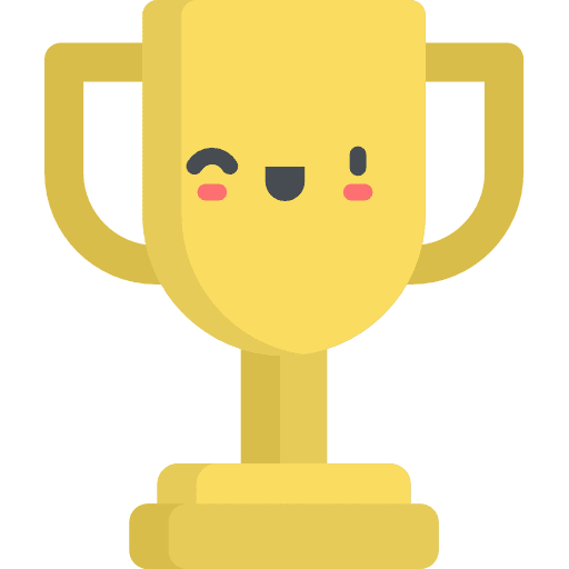 Trophy champion winner business and finance icon Trophy champion winner business and finance icon