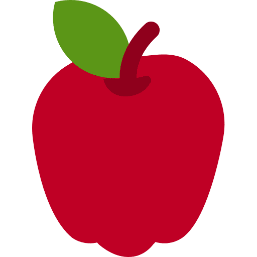 Apple apple vegetarian vegan icon