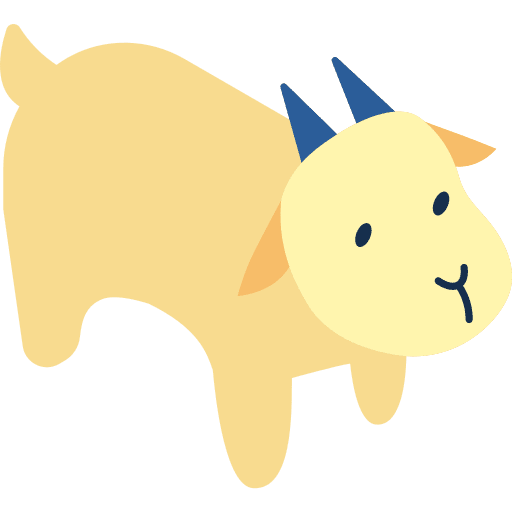 Goat animal animals zoo icon