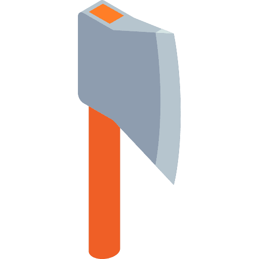 Axe axe hatchet tool icon