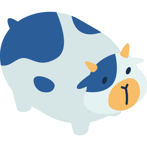 Cow cow mammal animals icon