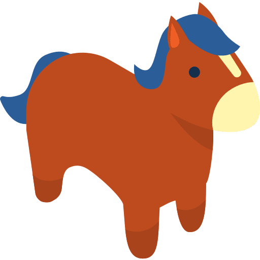 Horse zoo wild horse wild life icon