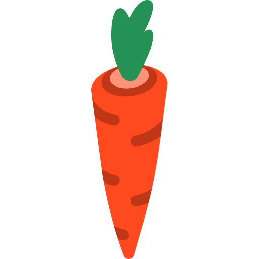 Carrot healthy food organic food and restaurant icon