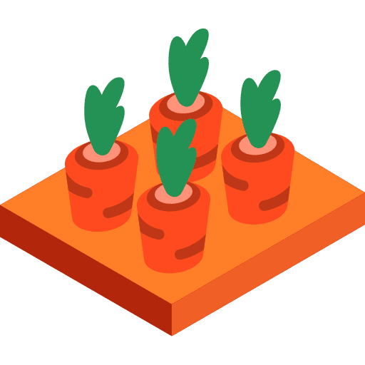 Carrots vegan carrots diet icon