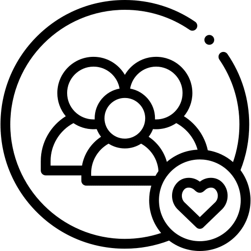 Family cancer support family icon