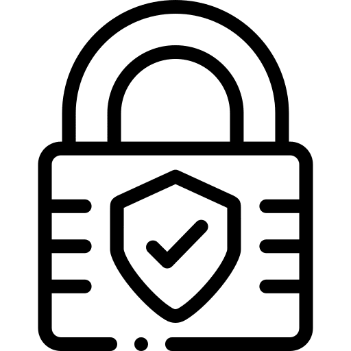 Padlock caps lock secure locked icon Padlock caps lock secure locked icon