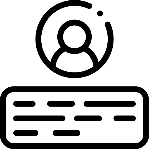 Review user profile feedback icon Review user profile feedback icon