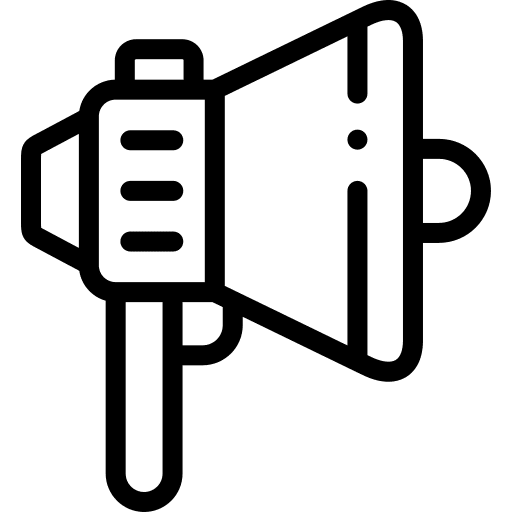 Megaphone professions and jobs marketing megaphone icon Megaphone professions and jobs marketing megaphone icon