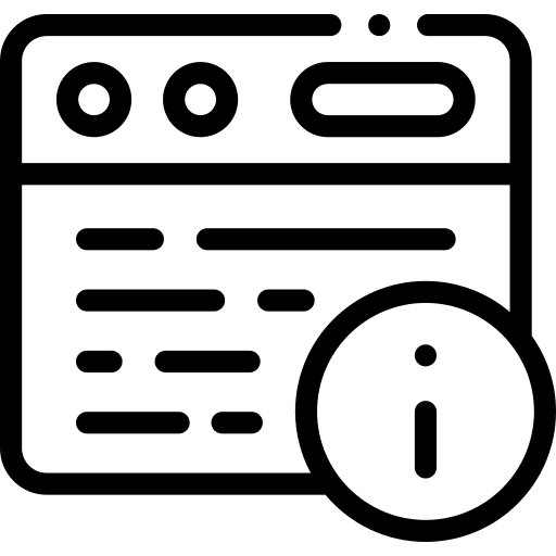 Web web info ui icon Web web info ui icon