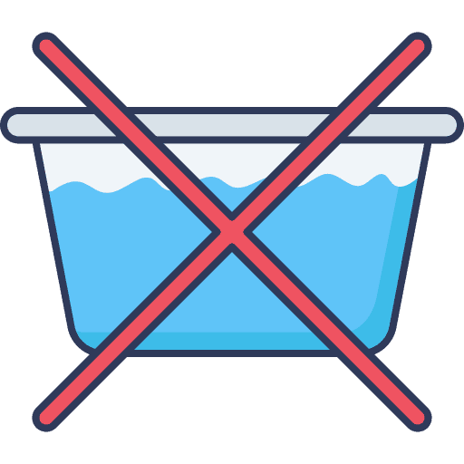 Do not wash laundry no wash washing icon