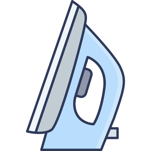 Electric iron electronics iron laundry icon