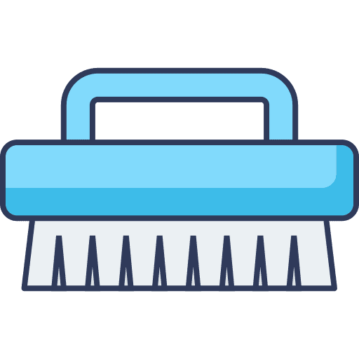 Brush laundry washing clean icon