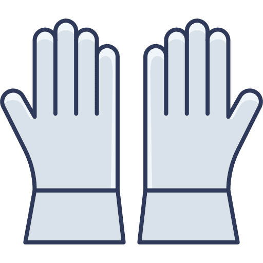 Rubber gloves gloves housekeeping protection icon