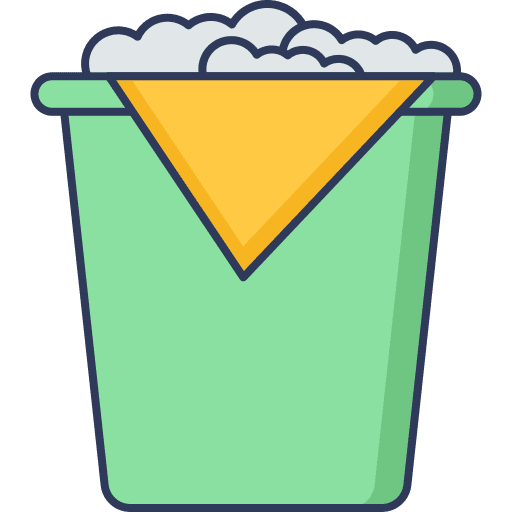 Water bucket water bucket bucket wash icon