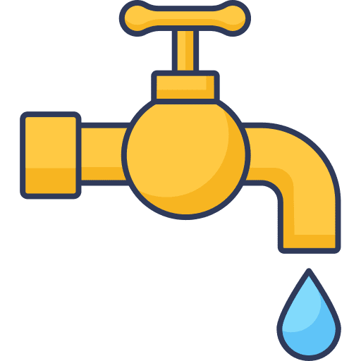 Water tap furniture and household water water tap icon