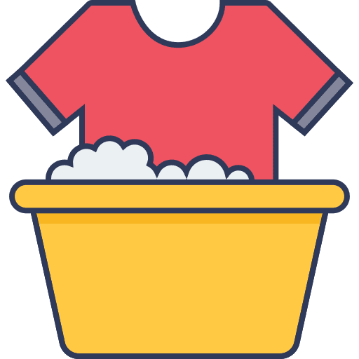 Clean cloth miscellaneous wash t shirt icon