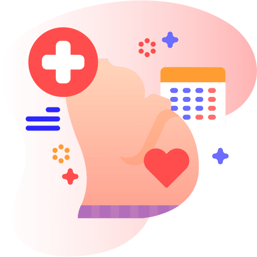 Pregnancy gestation healthcare and medical reproduction icon