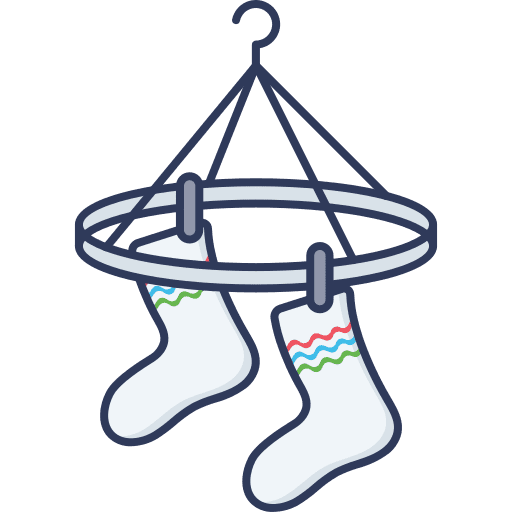 Socks fashion washing laundry icon