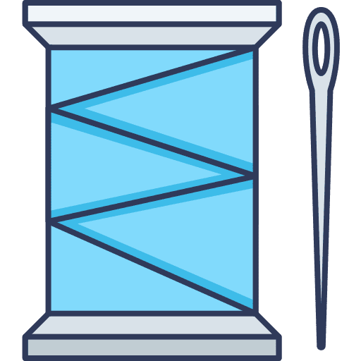 Thread spool hobbies and free time thread sewing icon