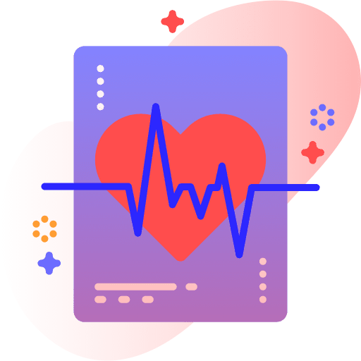 Heart rate medical heart rate healthcare and medical icon