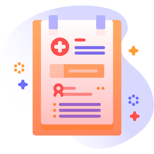 Medical report clinic history health report health clinic icon