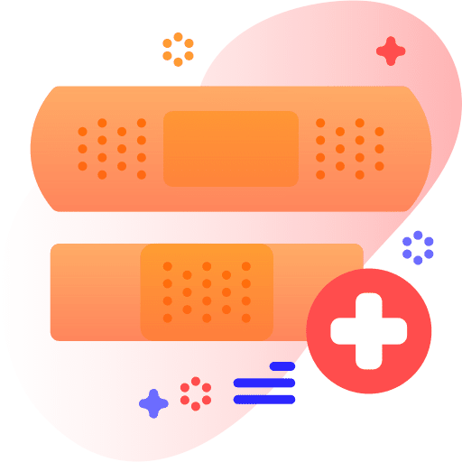 Bandage healing healthcare and medical patch icon Bandage healing healthcare and medical patch icon