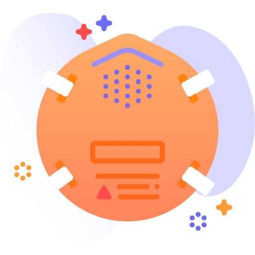 Face mask security surgical healthcare and medical icon Face mask security surgical healthcare and medical icon