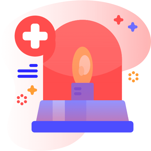 Siren ambulance exclamation mark siren icon Siren ambulance exclamation mark siren icon