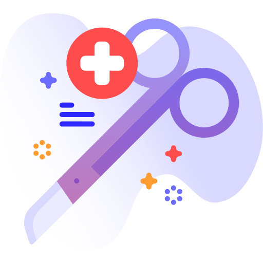 Scissors healthcare and medical scissors operation icon Scissors healthcare and medical scissors operation icon